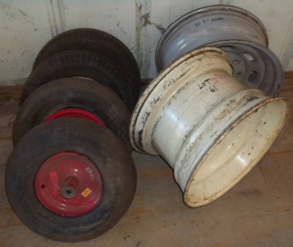 lot 61 image: Misc Rims and Tires