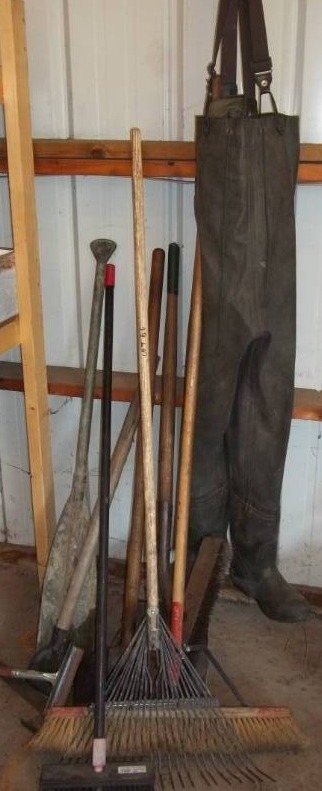 lot 66 image: Yard Tools and Waders