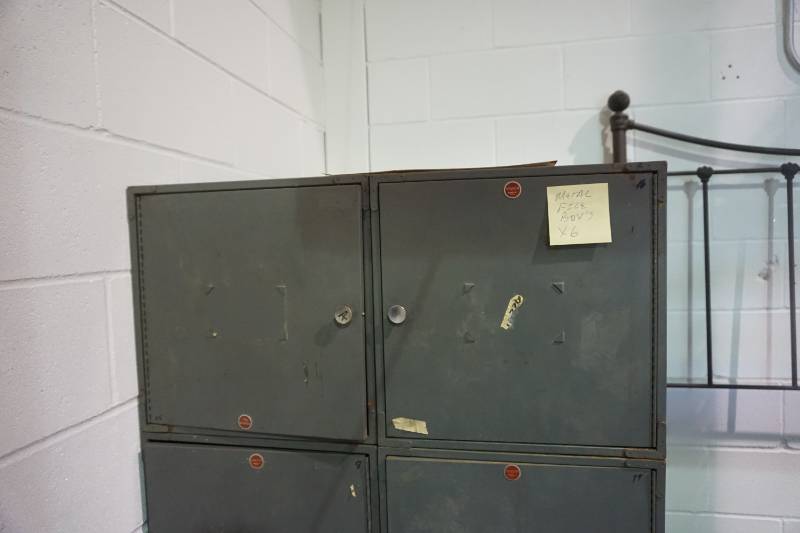6 - Stacking Metal Storage Cabinets