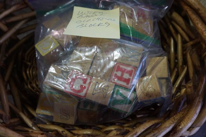 Lot of Childrens Alphabet Blocks