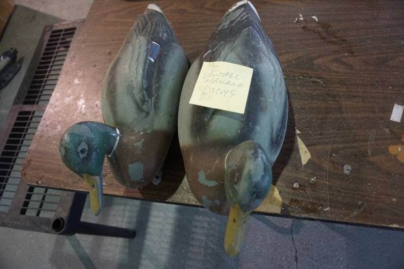 2 - Vintage Mallard Duck Decoys