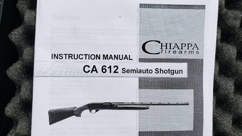 lot 4 image: Brand New Chiappa CA 612 12 Gauge Semi-Automatic Shotgun