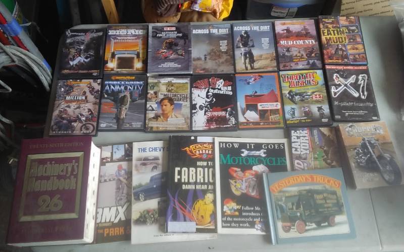 lot 47 image: Motorcycle, Motocross & Mudding DVDs & Related