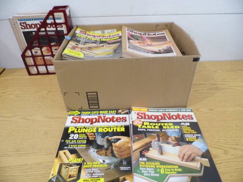Lot of Shop Notes Magaines