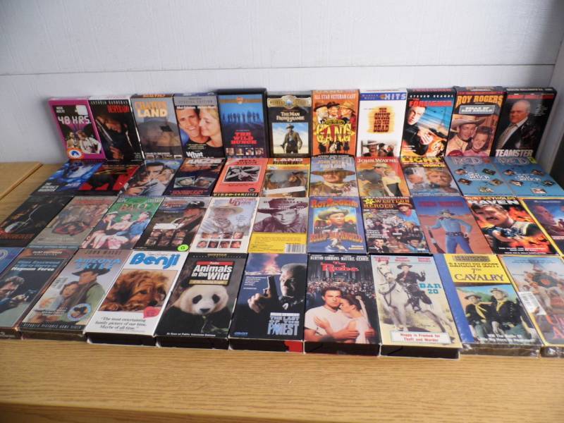 Lot of 40 VHS Tapes