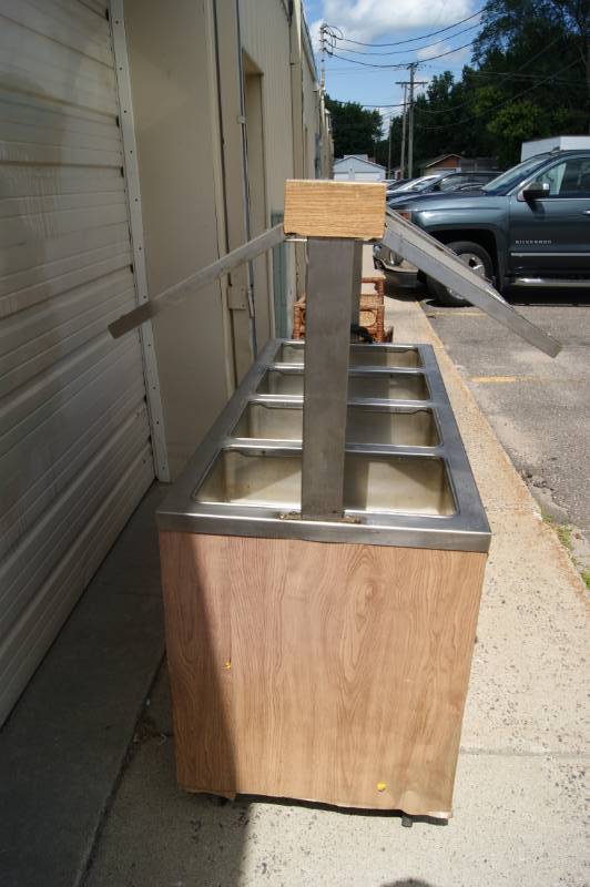 lot 4 image: 4 Pan Restaurant Electric Table Buffet Food Warmer Commercial