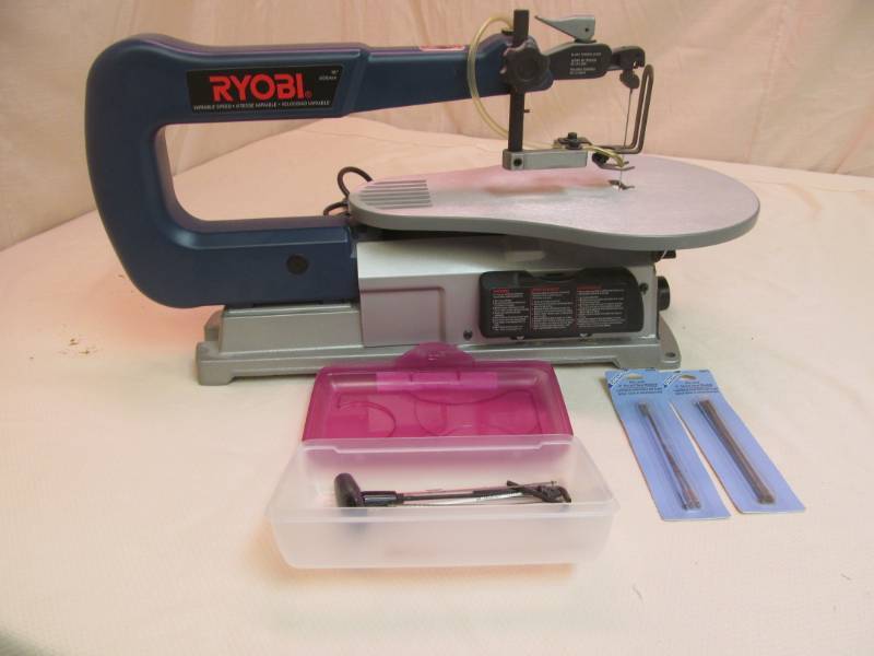 lot 2 image: Ryobi scroll saw