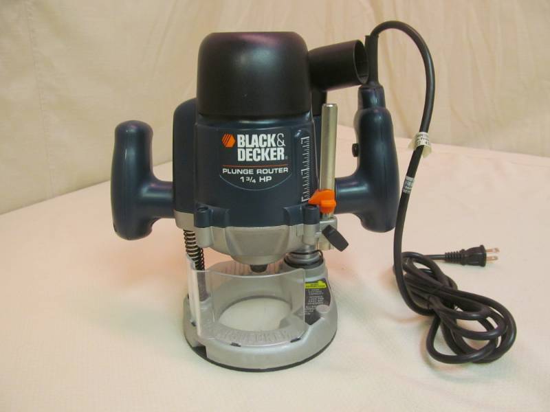 Black and decker plunge router 1 3 4 hp price Black And Decker Plunge Router Jax Of Benson Sale 777 K Bid