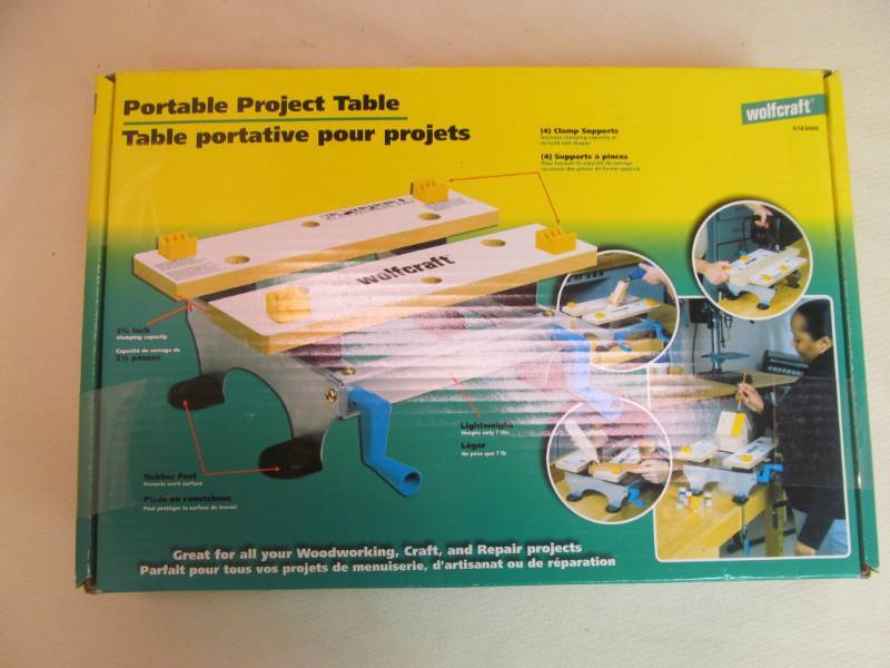 lot 28 image: Wolfcraft portable project table