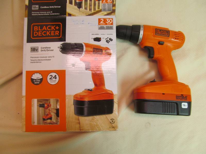 lot 39 image: Black and Decker cordless drill driver