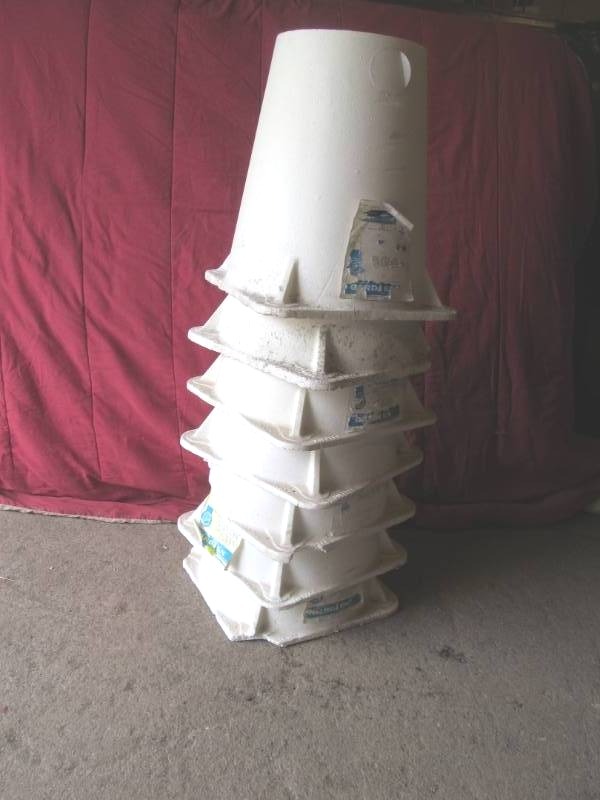 lot 116 image: Styrofoam plant covers