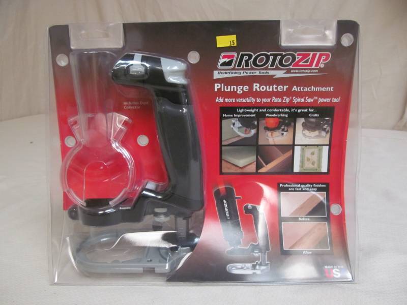 Rotozip plunge router deals attachment