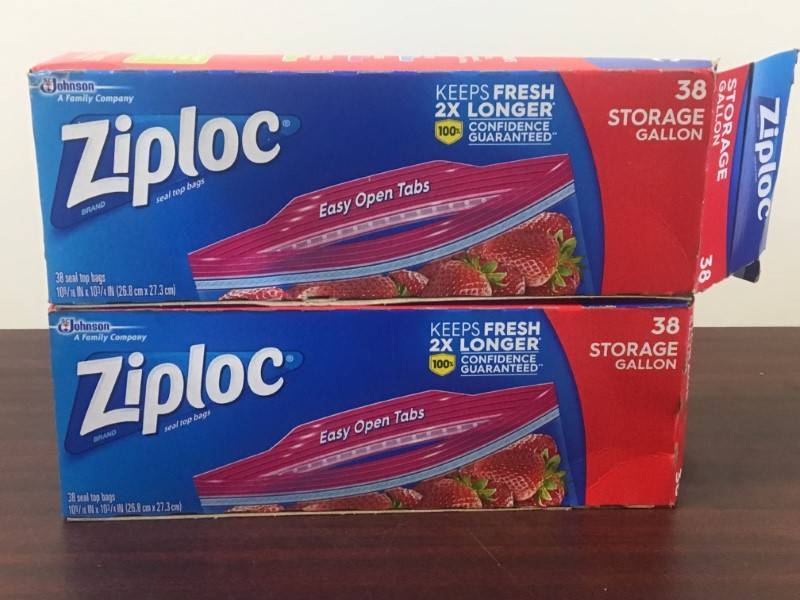 lot 24 image: Ziploc Gallon Bags