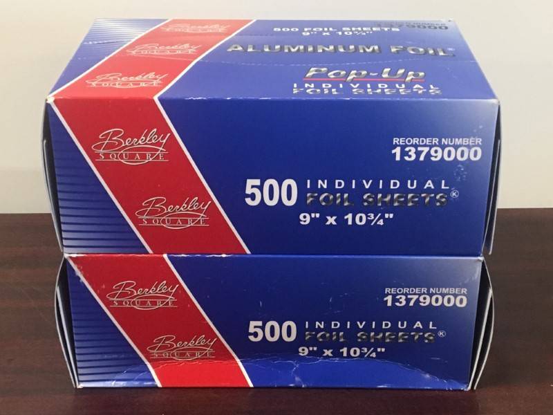 lot 25 image: Aluminum Foil Sheets