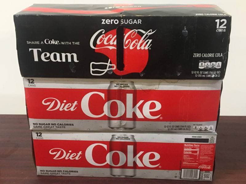 lot 64 image: Diet Coke and Coke Zero