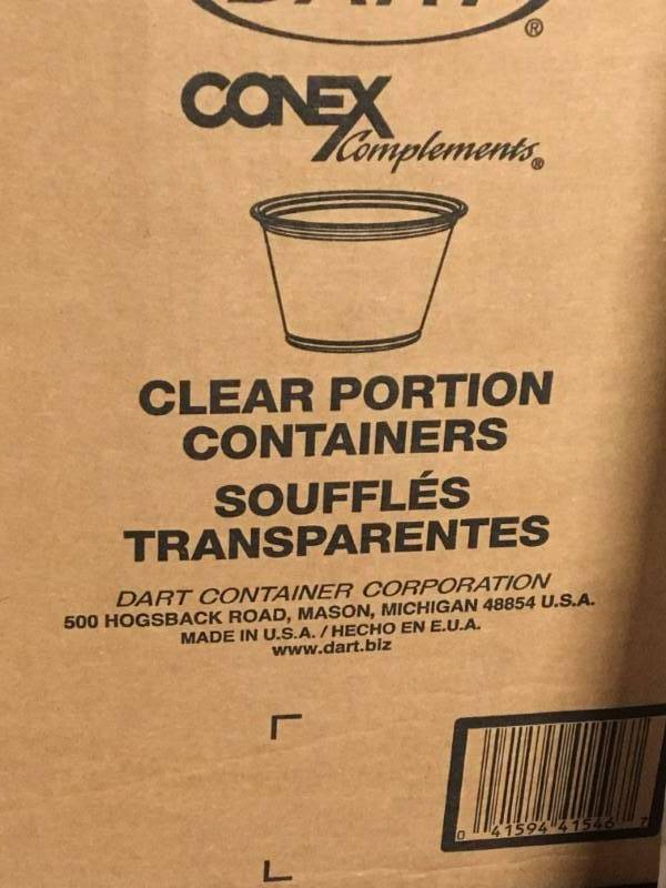 lot 46 image: Portion Cups