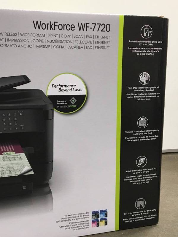 lot 1 image: Epson WorkForce Printer