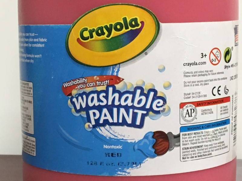 lot 123 image: Crayola Washable Paint