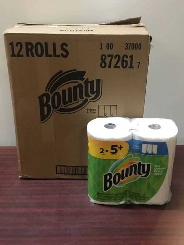 lot 3 image: Bounty Paper Towels