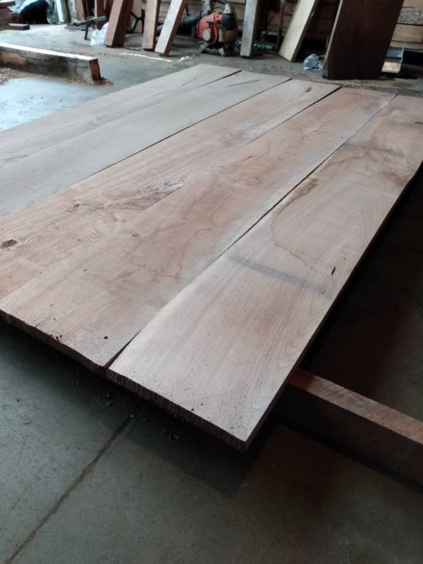 Lot of (5) Wide Walnut Boards