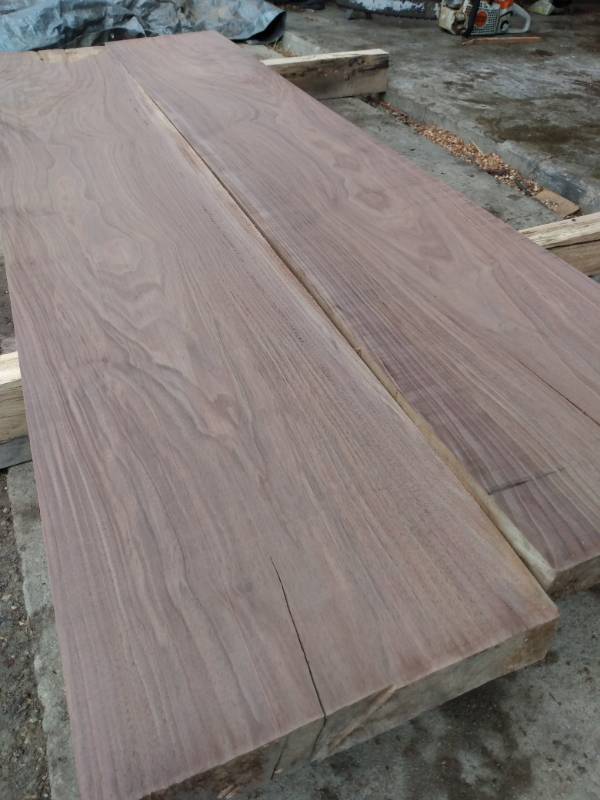 Lot of (2) Walnut Tabletop Boards