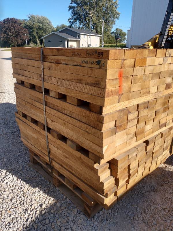 Lot of (273) White Oak Dimensionalized Lumber
