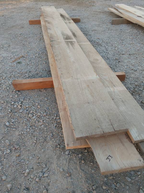 Lot of (7) Red Elm Boards