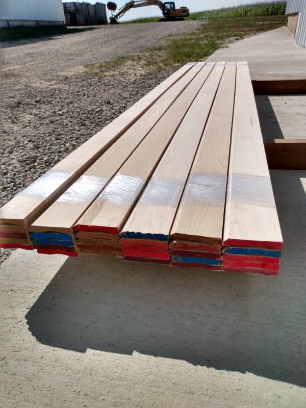 Lot of (30) Maple Baseboard