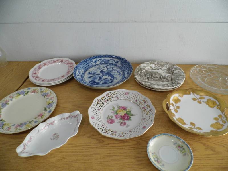 Antique China Pieces - Plates