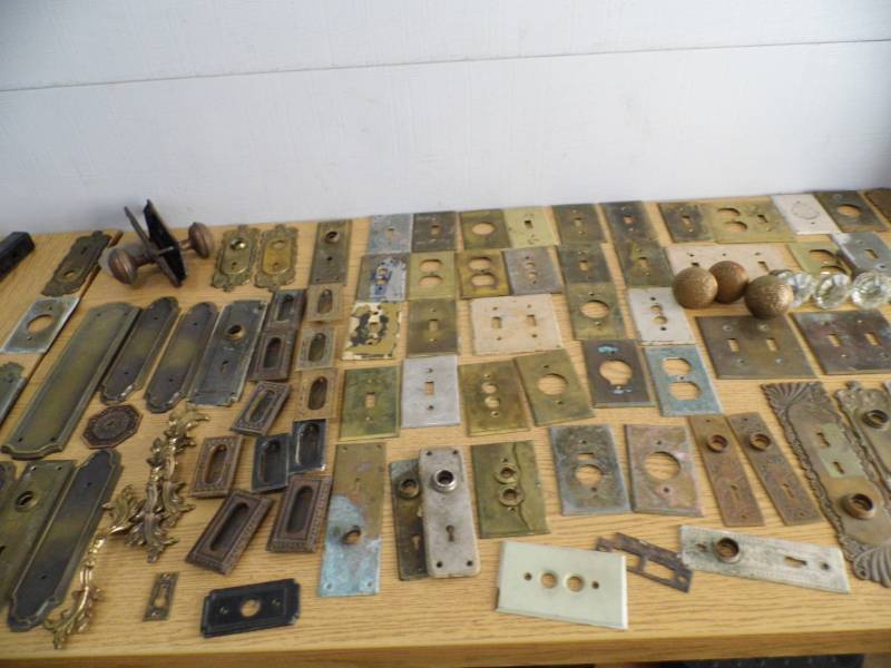 Antique Electric Plates - Door Hardware