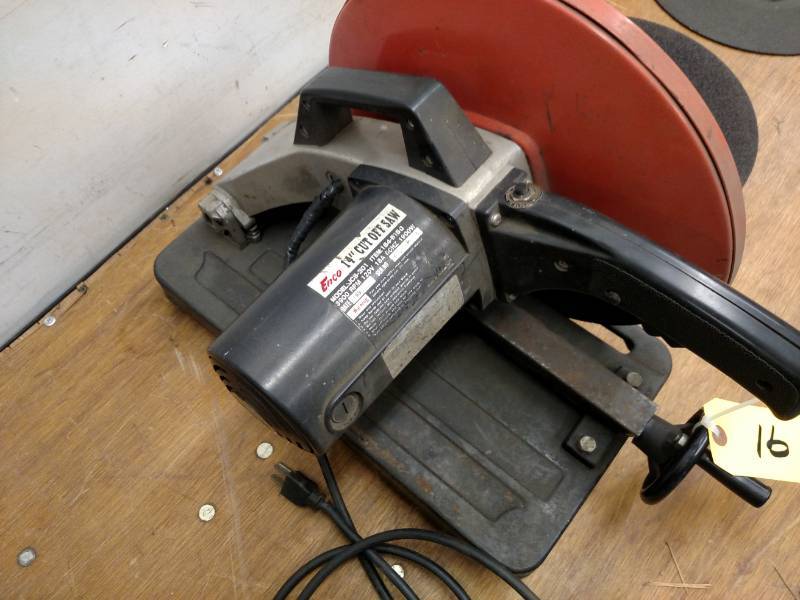 Enco 14 Abrasive Chop Saw, (2) Ext...
