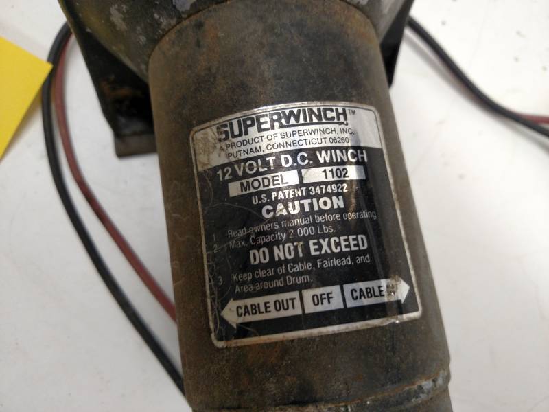 Superwinch Model 1102 12 Volt Winch...