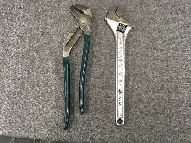lot 155 image: Channel Lock Pliers & Wrench