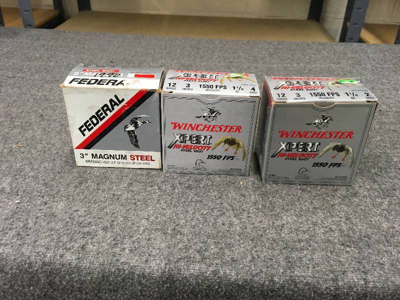 lot 175 image: Three Boxes Of 12 Gauge Shotgun Shells
