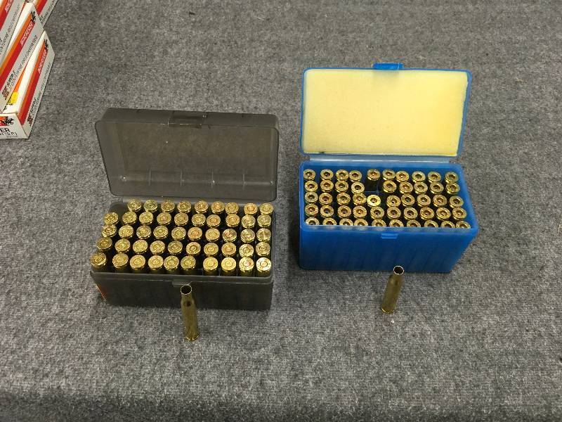 lot 185 image: 50 Rounds of .270 Brass & 50 Rounds Of 30-06. Brass