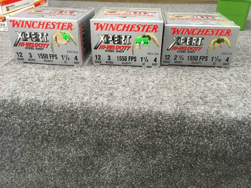 lot 192 image: 3 Boxes Of Winchester 12 Gauge Shells