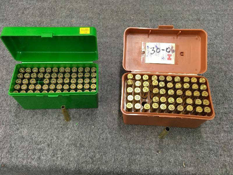 lot 202 image: 60 Rounds Of .270 Brass & 50 Rounds Of 30-06. Brass