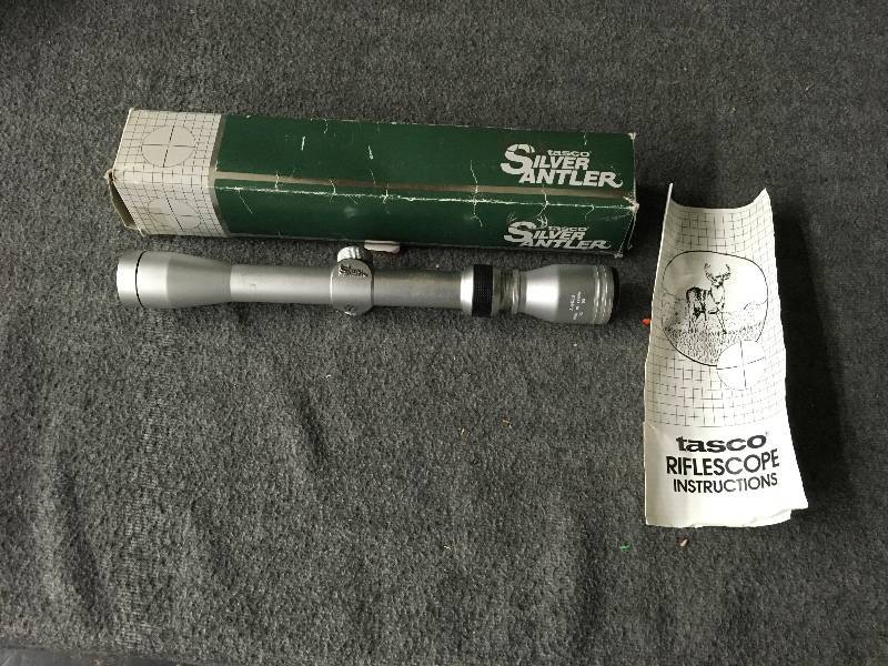 lot 245 image: Tasco Silver Antler Gun Scope