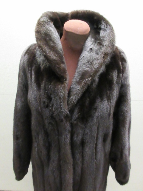 lot 317 image: RIBNICK FURS FULL LENGTH WOMENS MINK COAT