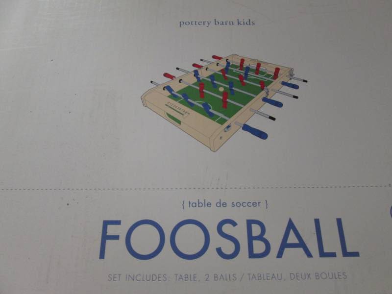 Pottery Barn Kids Tabletop Foosball Collector Bath Fixtures