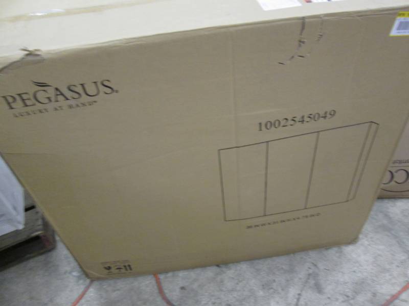 lot 61 image: Pegasus 36 in. x 31 in. Recessed or...