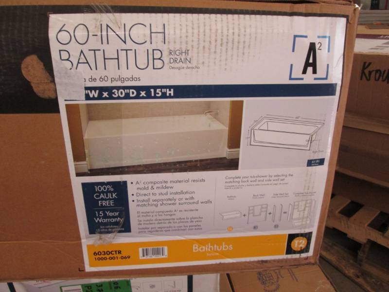 lot 75 image: Aquatic A2 6030CTR 60 in. Composite...