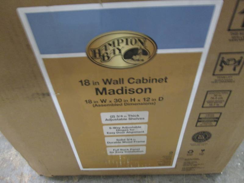 lot 89 image: Hampton Bay Madison Assembled 18x30...