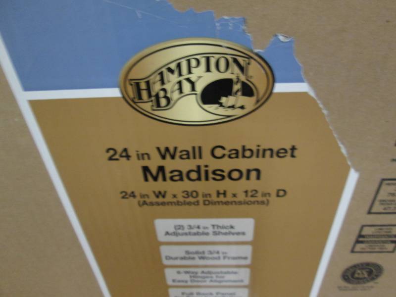 lot 91 image: Hampton Bay Madison Assembled 24x30...