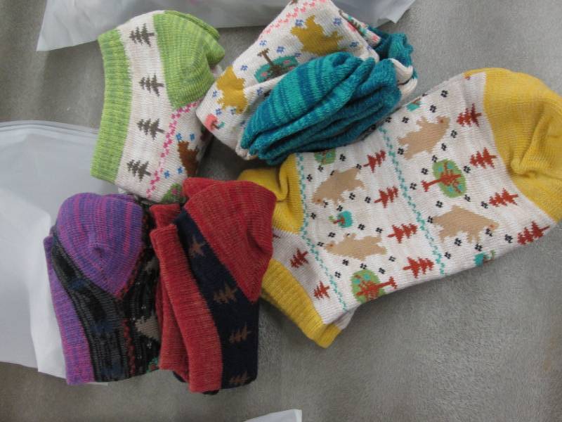 lot 105 image: 3- 5pk Ladies No-show Socks...