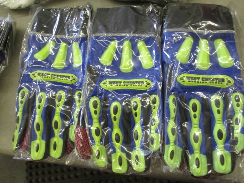 lot 165 image: 3 pr XXXL Work Gloves...