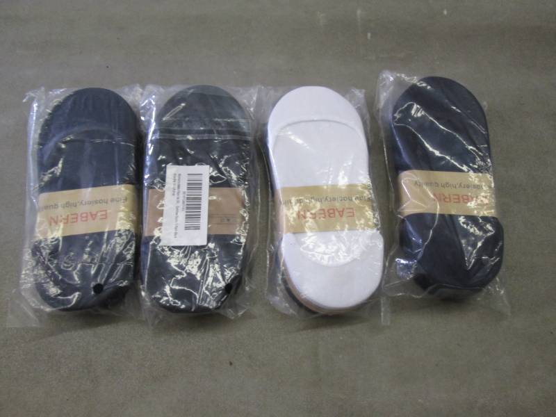 lot 179 image: 4- 6pks Ladies Summer Socks...