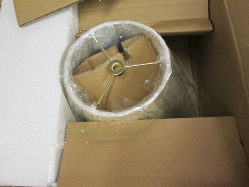 lot 196 image: Monticello Ornate Table Lamp open b...
