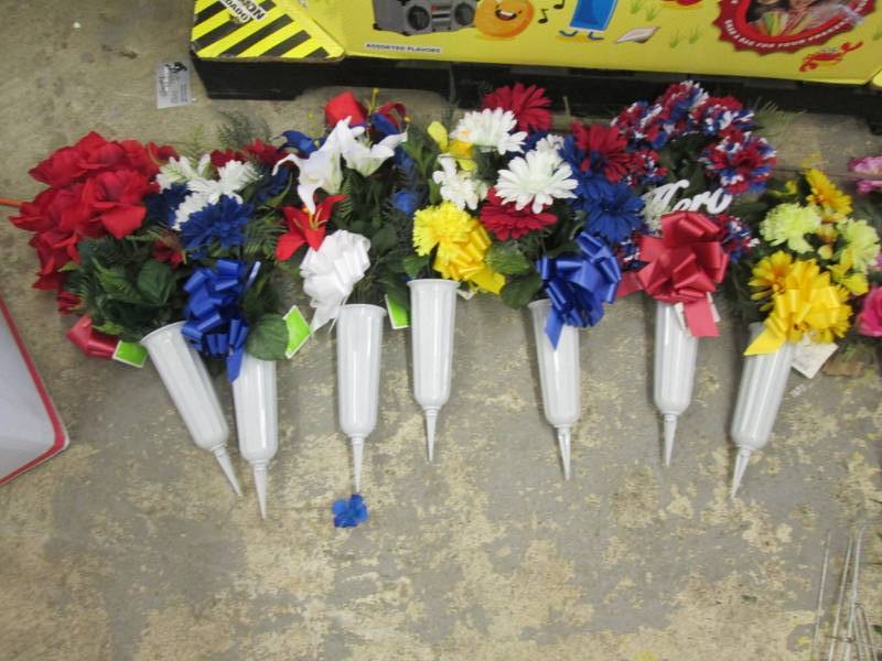 lot 214 image: 7 Medium Cemetery Sprays...