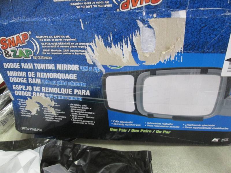 lot 238 image: Pair of Dodge Towing Mirrors- no la...